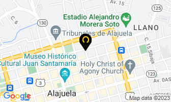 Mapa de Hulera Alajuela en Alajuela