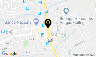Mapa de Importaciones Camvi, S.a. en Heredia Central