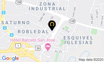 Mapa de Industrias Construtec S.a. en San José