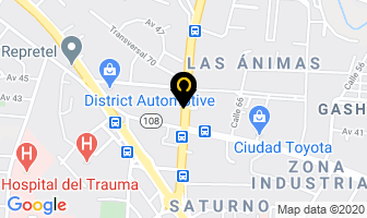 Mapa de InfrÍo en San José