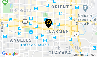 Mapa de Instituto De La Vision Heredia en Heredia Central