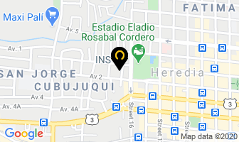 Mapa de Instituto Nacional De Seguros en Heredia