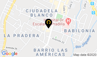 Mapa de Iyo's Pizza en Pérez Zeledón