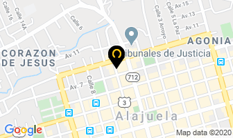 Mapa de Jim Motos en Alajuela