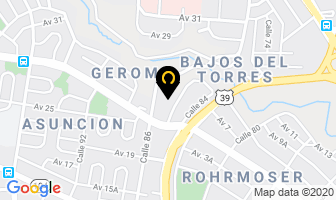 Mapa de Joyeria Americana en San José
