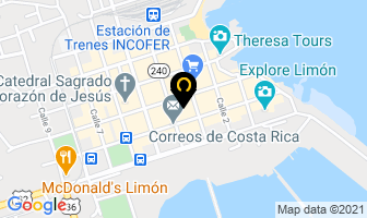 Mapa de Joyería La Guaria en Limón