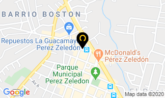 Mapa de Kafe De La Casa en Pérez Zeledón