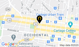 Mapa de Kafekuentos en Cartago