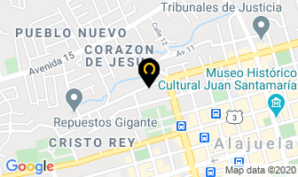 Mapa de Kams Industrial S.a. en Alajuela