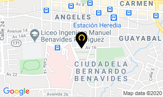 Mapa de Klob Tarjeta en Heredia Central