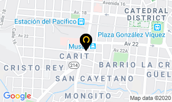 Mapa de La Bobina en San José