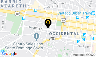 Mapa de La Casa Del Piso en Cartago