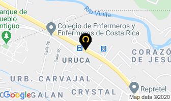 Mapa de La Uruca, San José en Uruca