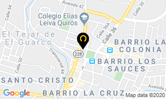 Mapa de Laboratorio Clínico El Guarco en Cartago