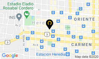 Mapa de Laboratorio De Inyección Servidiesel en Heredia Central