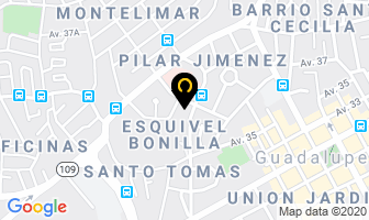 Mapa de Laboratorios Clinicos Echandi en San Francisco de Goicoechea
