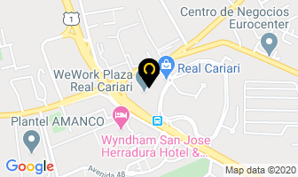 Mapa de Libreria Internacional en Heredia