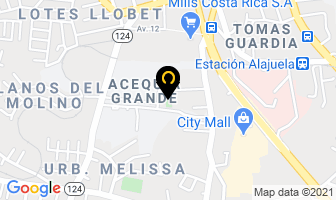 Mapa de Lidia S.a en Alajuela