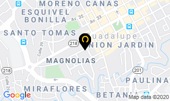 Mapa de Llantera Equz en Guadalupe