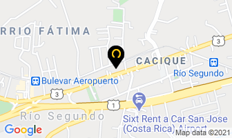 Mapa de Los Humoristicos en San José