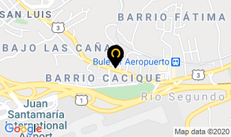 Mapa de Mapache Rent A Car en Alajuela