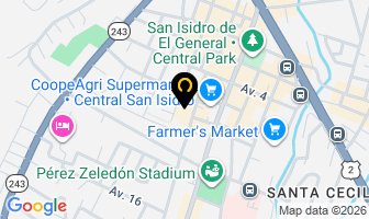 Mapa de Mav Digital - Servicios Contables en Pérez Zeledón