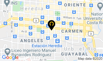 Mapa de Moore De Centroamerica S.a. en Heredia Central
