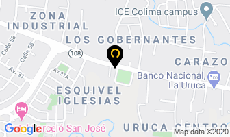 Mapa de Moto Partes en San José