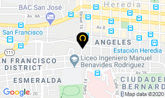 Mapa de Mr. Taco en Heredia