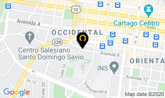 Mapa de Multicentro Cartago en Cartago