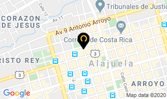 Mapa de Multiservicios Calero en Alajuela