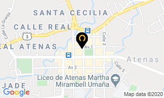 Mapa de Municipalidad De Atenas en Atenas