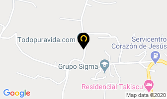 Mapa de Murias Y Consultores en Oreamuno