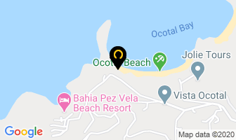 Mapa de Ocotal Beach Resort en Carrillos