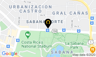 Mapa de Odontologia Integral en San José