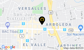 Mapa de Optica Bermudez en San Juan