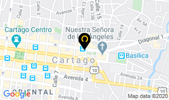 Mapa de Optica Vives en Cartago