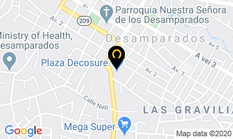 Mapa de Opticas Munkel en Desamparados