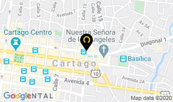 Mapa de Oteros Pizza en Cartago
