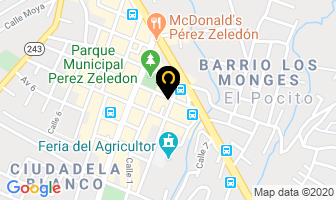Mapa de Panificadora Super Pan en Pérez Zeledón