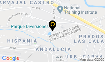 Mapa de Parque De Diversiones en San José