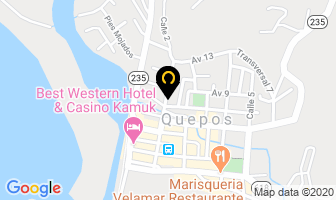 Mapa de Pescaderia Mariscal en Quepos