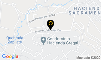 Mapa de Pinos Fitness Center en Curridabat