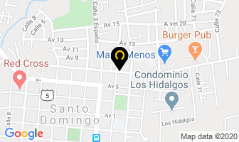 Mapa de Pizza Napoles en Santo Domingo
