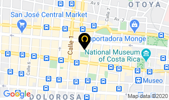 Mapa de Pollo Campero en San José