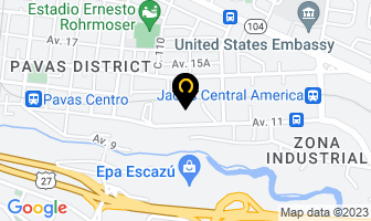 Mapa de Prologística Rjr S.a en San José