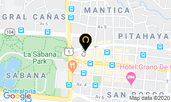 Mapa de Promotora Del Comercio Exterior De Costa Rica Procomer en San José