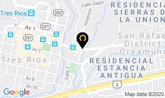 Mapa de Rancho La Antigua en Tres Ríos
