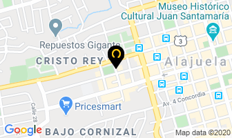 Mapa de Rectificación Alex en Alajuela