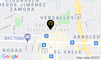 Mapa de Reparación De Computadoras Y Laptops Tibas en Tibas